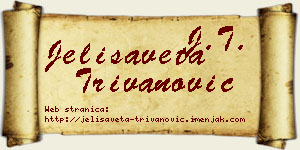 Jelisaveta Trivanović vizit kartica